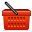 shopping Firebrick icon