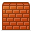 wall, Brick SaddleBrown icon