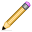 pencil DarkGoldenrod icon