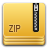 Zip, Gnome, mime, Application SandyBrown icon