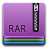 Rar, Application, mime, Gnome MediumOrchid icon