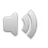 Audio, volume, medium, Panel Silver icon