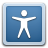 Desktop, preference, Accessibility SteelBlue icon