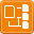 Sitemap DarkOrange icon