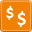 advertising DarkOrange icon