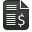 invoice DarkSlateGray icon