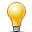 Light bulb Goldenrod icon
