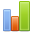 statistics YellowGreen icon