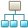 Sitemap SteelBlue icon