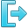 logout SteelBlue icon