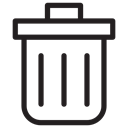 Trash, tin, Can, Garbage, Rubish, recycle Black icon
