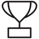 cup, winner, Champion, award, trophy Black icon