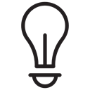 electricity, Light bulb, Idea, technology, illumination Black icon