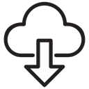 Cloud storage, Downloading, Multimedia, Cloud computing, file storage, Data Storage, technology Black icon