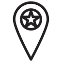 placeholder, Social, map pointer, Map Location, Map Point Black icon