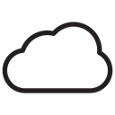 Atmosphere, weather, Cloud, sky, Cloudy Black icon