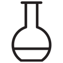 science, Chemistry, Tools And Utensils, education, laboratory, flask Black icon