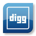 Digg CornflowerBlue icon