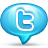 twitter, Alt MediumTurquoise icon