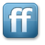 Friendfeed SteelBlue icon