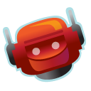 robot Black icon