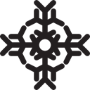 winter, weather, nature, Snow, snowflake, Cold Black icon