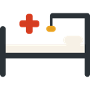 hospital, Bed, medical, Health Clinic Black icon