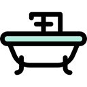 Hygienic, bathroom, hygiene, Bathtub, Clean, washing, Bath Black icon