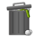 Full, Trash DimGray icon