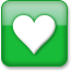 Heart, greenstyle LimeGreen icon