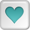 Heart, greystyle Gainsboro icon