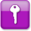 purplestyle, Key DarkOrchid icon