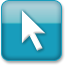 Pointer, bluestyle LightSeaGreen icon