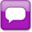 talk, purplestyle DarkOrchid icon