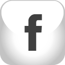 Facebook, grey Silver icon