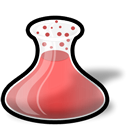 hot, laboratory Crimson icon