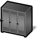 hot, locker DimGray icon