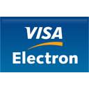 straight, Electron, Credit card, visa Teal icon