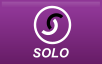 solo, straight, Credit card Purple icon