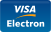 curved, visa, Electron, Credit card Icon