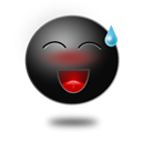 Emoticon, Emoji Black icon