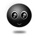 Emoji, Emoticon Black icon