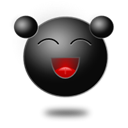 Emoji, Emoticon Black icon