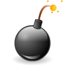 Bomb Black icon