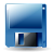 Disk, hot SteelBlue icon