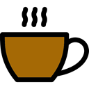 food, coffee cup, Coffee Shop, hot drink Black icon