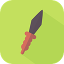 weapon, weapons, Cut, Blade, dagger, Knife, tool DarkKhaki icon