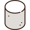 marshmallow, sugar, sweet, food, Dessert, Candy Gainsboro icon