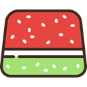 watermelon, Dessert, sweets, Candy, sugar, food Tomato icon