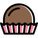 Chocolate, Dessert, Bakery, Bonbon, food, baker Sienna icon